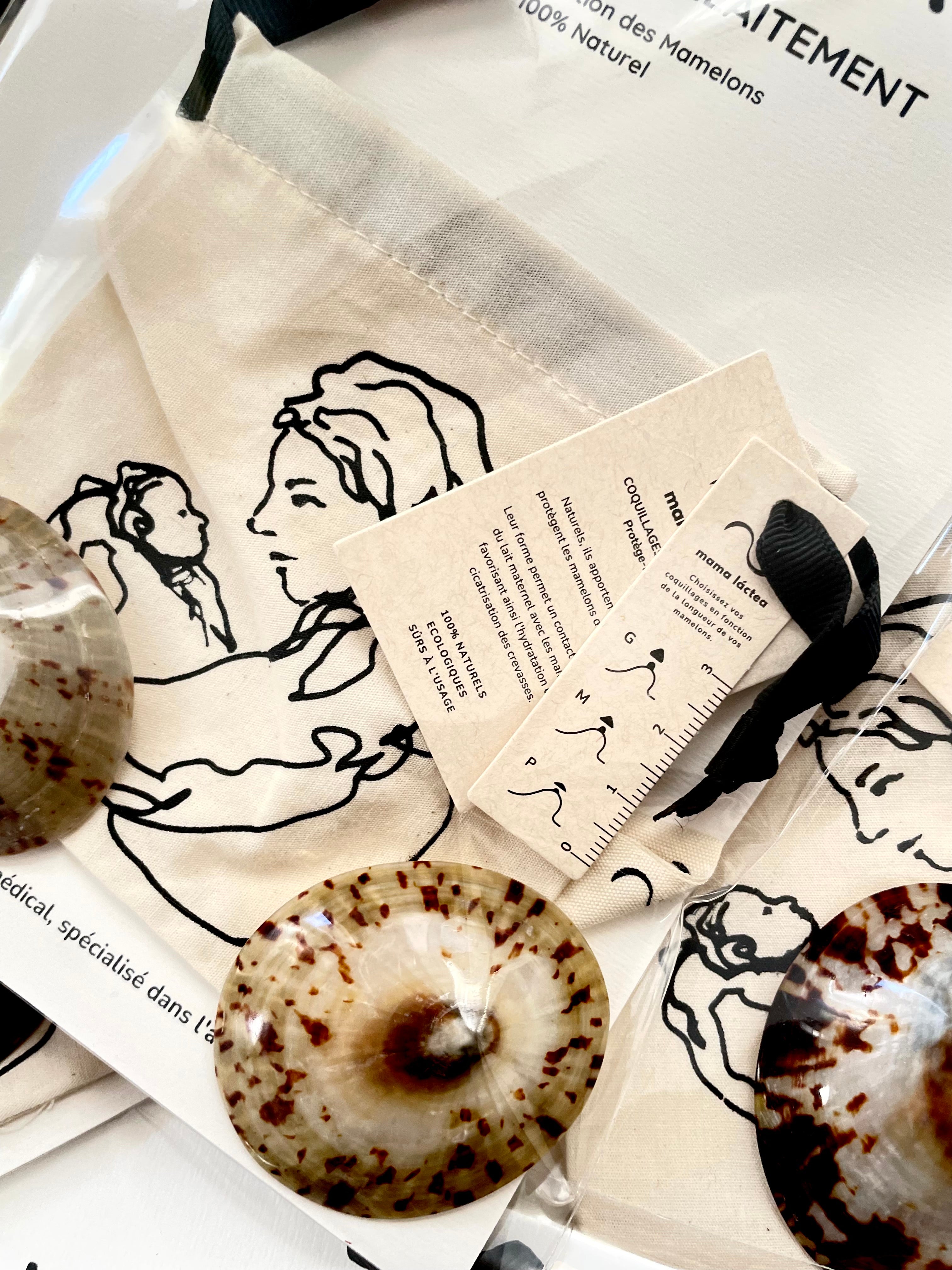 Carte Cadeau : Coquillages d’allaitement "Pure Nacre" sur mesure